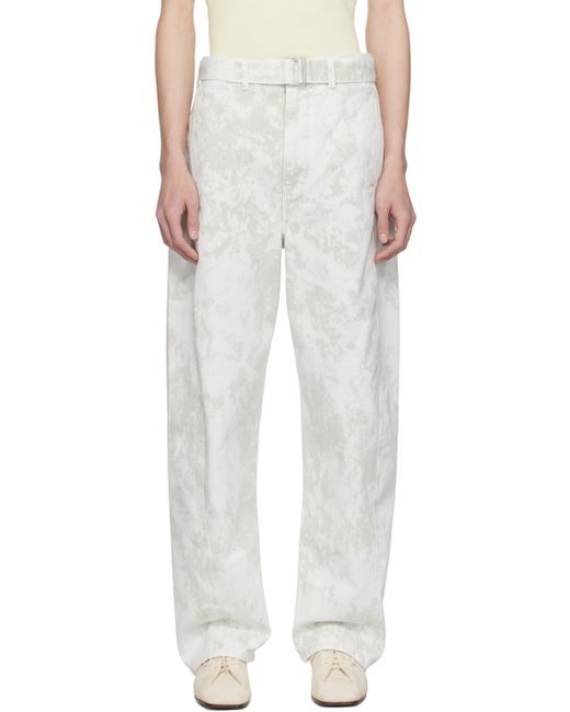 Lemaire Off Twisted Belted Jeans