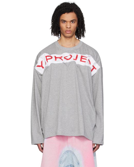 Y / Project Draped Long Sleeve T-Shirt