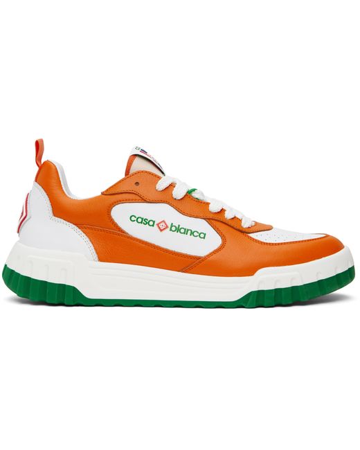 Casablanca Orange The Court Sneakers