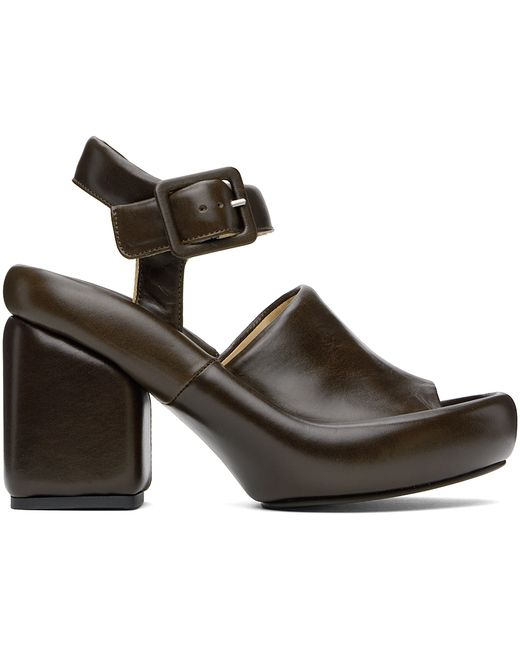 Lemaire Padded Wedge Heeled Sandals