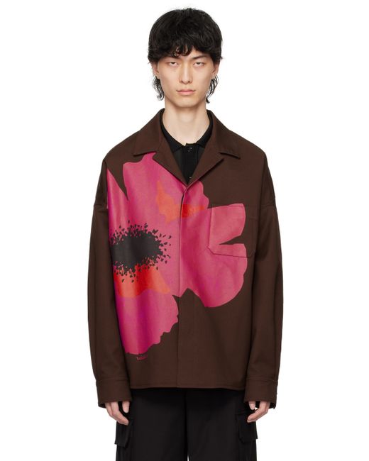 Valentino Brown Flower Jacket