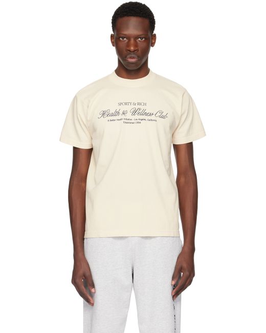 Sporty & Rich Off-White HW Club T-Shirt