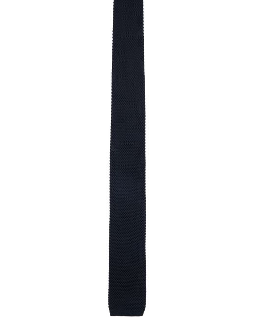 Solid Homme Navy Knit Tie