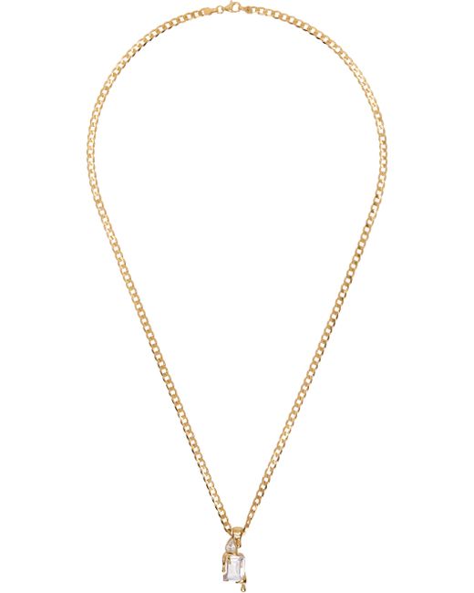 Alan Crocetti Gold Melt Curb Chain Necklace