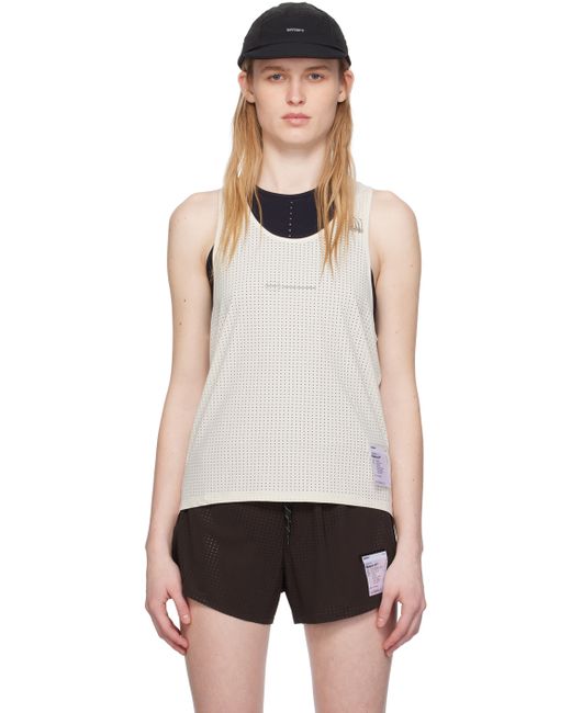 Satisfy Off Perforated Tank Top