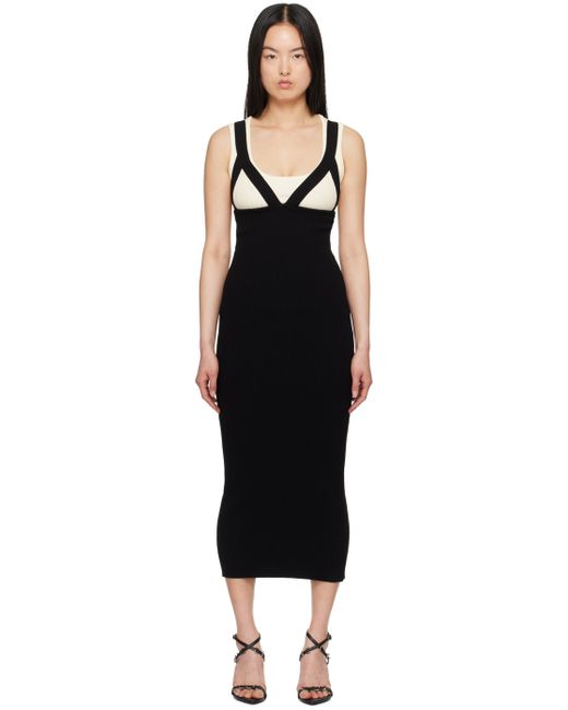 Jean Paul Gaultier Black The Madone Maxi Dress
