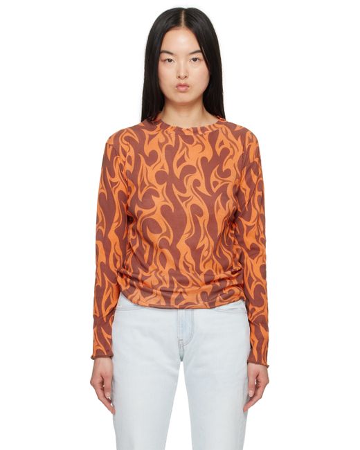 Erl Flame Long Sleeve T-Shirt