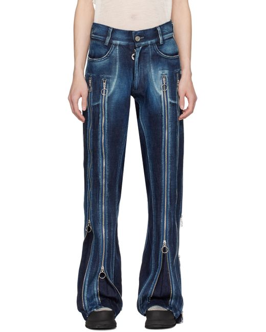 Charlie Constantinou Indigo Adjustable Fit Jeans