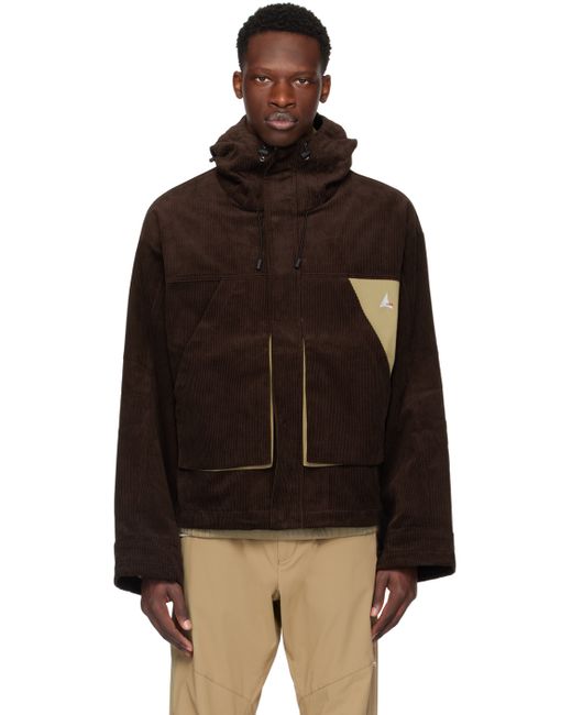 Roa Brown Embroidered Jacket