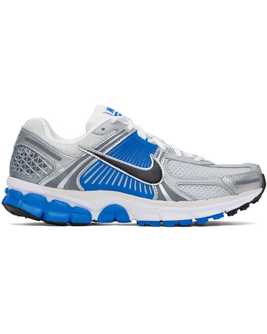 Nike Silver Blue Zoom Vomero 5 Sneakers