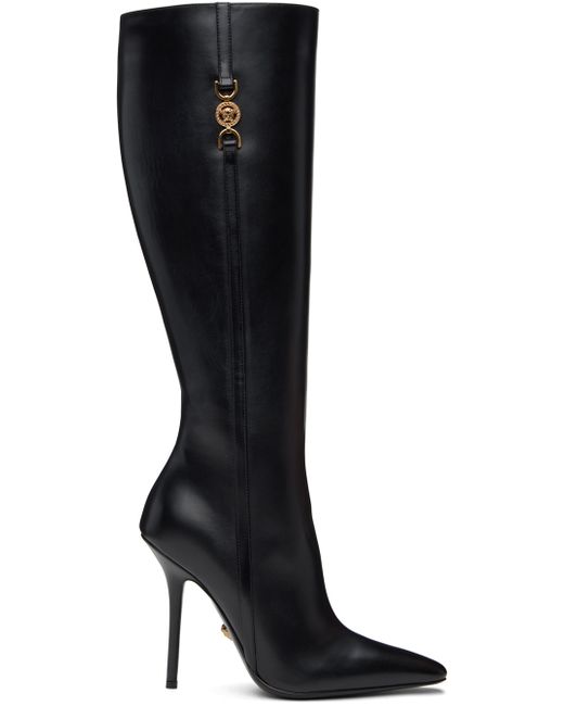 Versace Medusa 95 Knee-High Boots