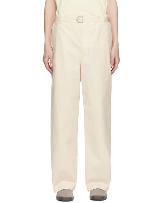 Lemaire Off Seamless Belted Trousers