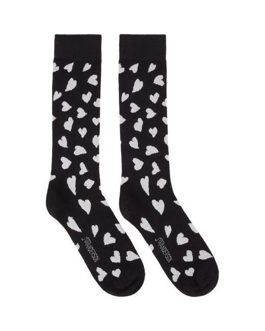 J.W.Anderson All Over Hearts Socks