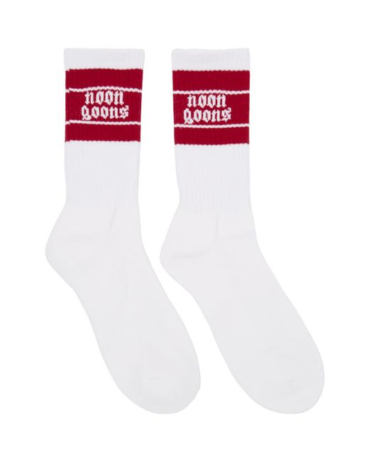 Noon Goons and Stripe Logo Stop Sox Socks