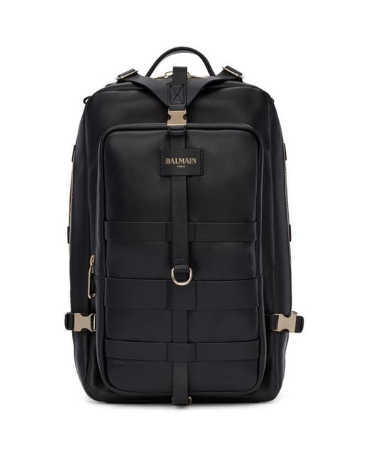 Balmain Leather Nomad Backpack