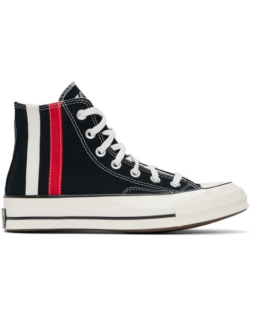 Converse Black Chuck 70 Archival Stripes High Top Sneakers