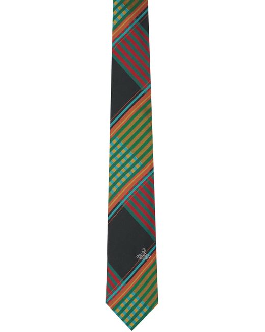 Vivienne Westwood Multicolor Combat Tartan Tie