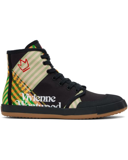 Vivienne Westwood Black Animal Gym High Top Sneakers