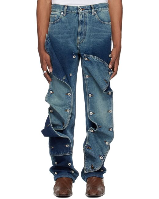 Y / Project Blue Snap Off Jeans