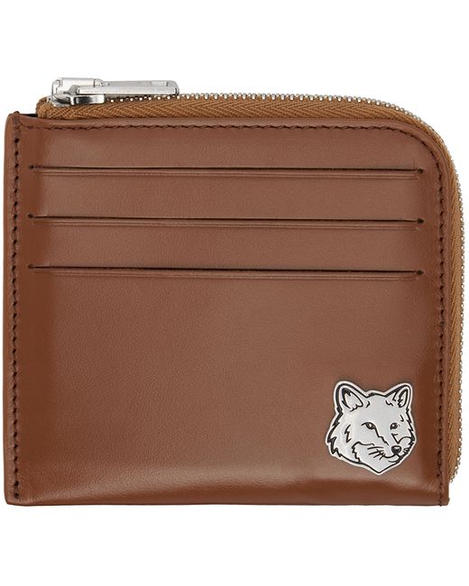 Maison Kitsuné Fox Head Zipped Wallet