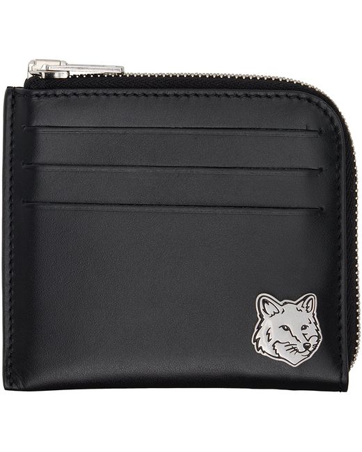 Maison Kitsuné Fox Head Zipped Wallet