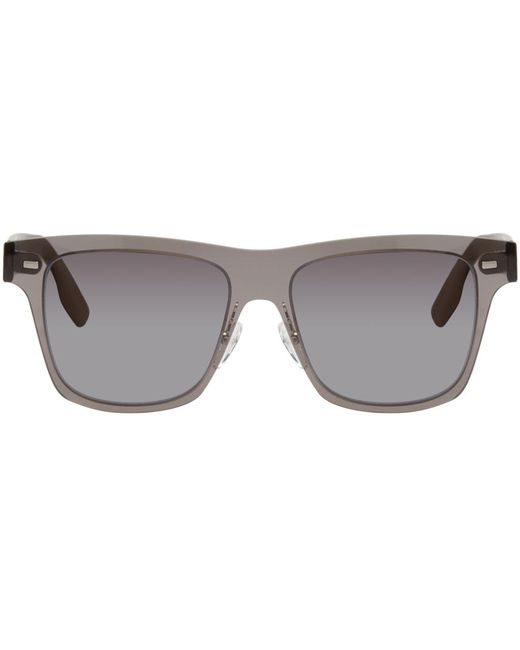 McQ Alexander McQueen Black Translucent Sunglasses