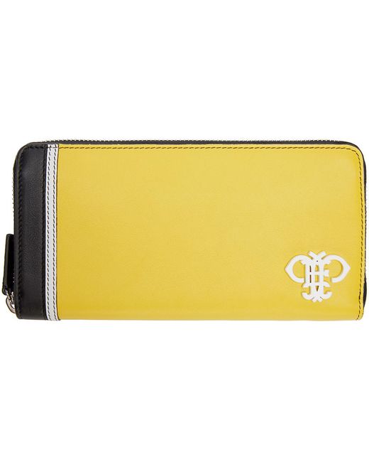 Emilio Pucci Yellow Colorblocked Continental Wallet