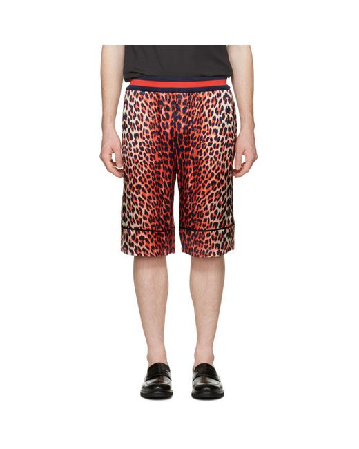 3.1 Phillip Lim Leopard Shorts