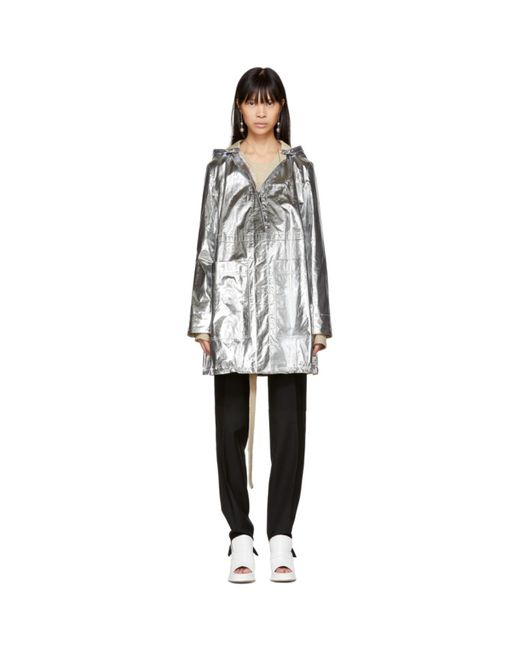 Paco Rabanne Cord String Hooded Parka