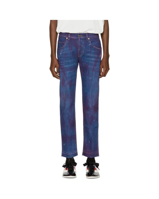 Gucci Stonewashed Tapered Jeans