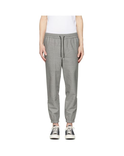 McQ Alexander McQueen Houndstooth Tailored Track Trousers
