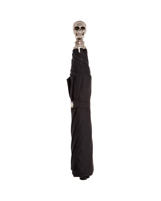 Alexander McQueen Black and Large Skull Umbrella