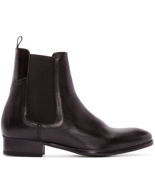 H By Hudson Leather Watts Chelsea Boots