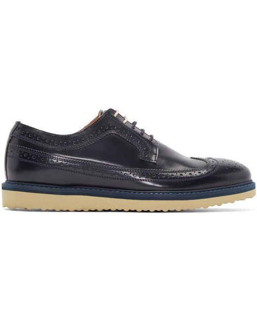 Tiger of Sweden Navy Shine Charly 21 Brogues