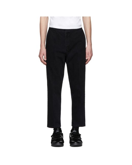 Alexander Wang Creased Cropped Jeans