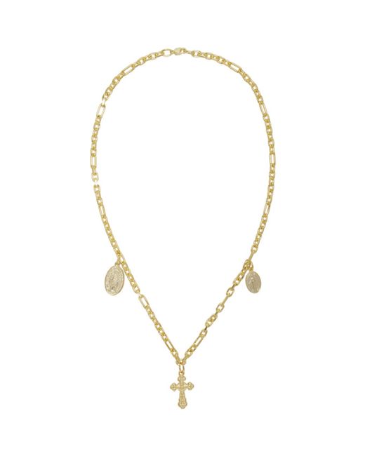 Off-White Cross Necklace