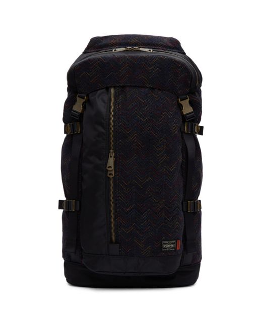 Missoni Navy Porter Edition Flap Backpack