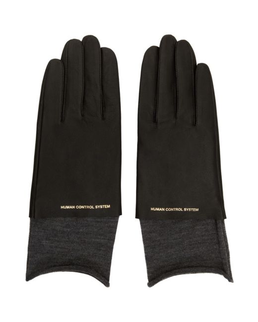 Undercover Leather Gloves