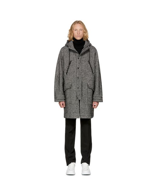 AMI Alexandre Mattiussi and Long Houndstooth Parka