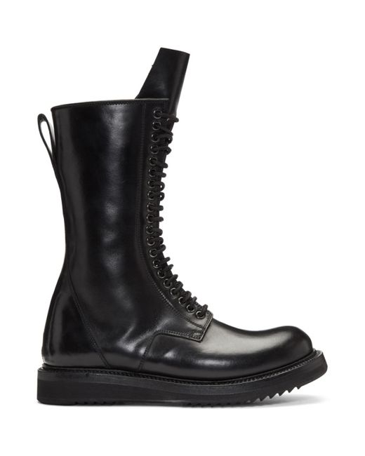 Rick Owens Lace-Up Creeper Boots