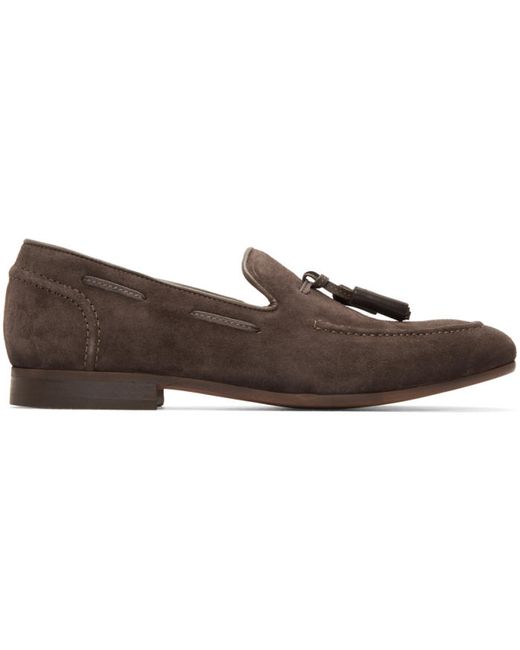 H By Hudson Suede Pierre Loafers