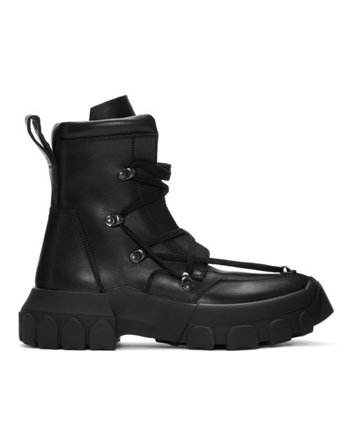 Rick Owens Hiking Lace-Up Boots