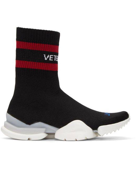 Vetements Reebok Edition Sock Pump High-Top Sneakers