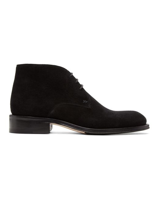 Brioni Suede Mosley Military Boots