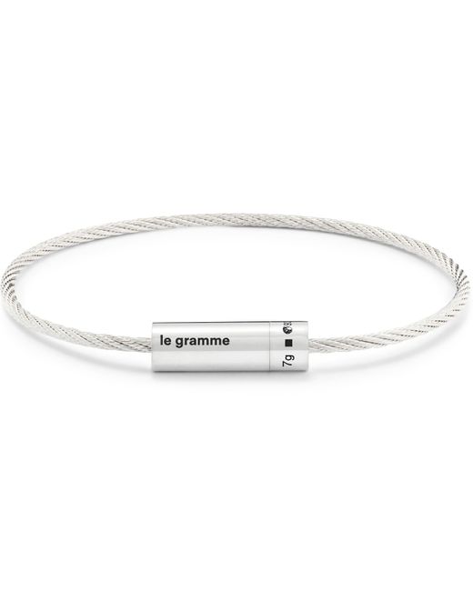 Le Gramme 7g Polished Sterling Cable Bracelet