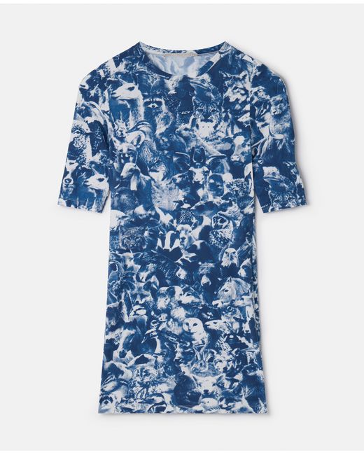 Stella McCartney Animal Forest Print Mini Dress