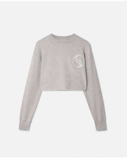 Stella McCartney Wave Cropped Sweatshirt