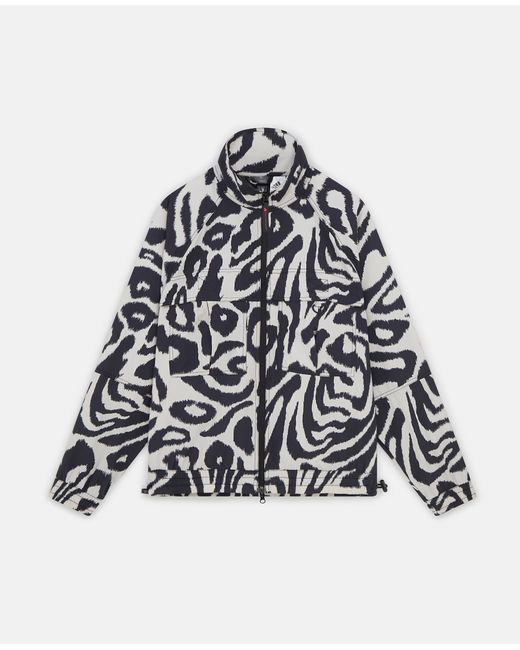 Stella McCartney TrueCasuals Leopard Print Woven Track Jacket