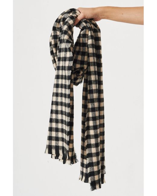 St.Frock Aubrey Knit Scarf Gingham by