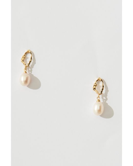 St.Frock Party Lorient Drop Earrings With Faux Pearl by